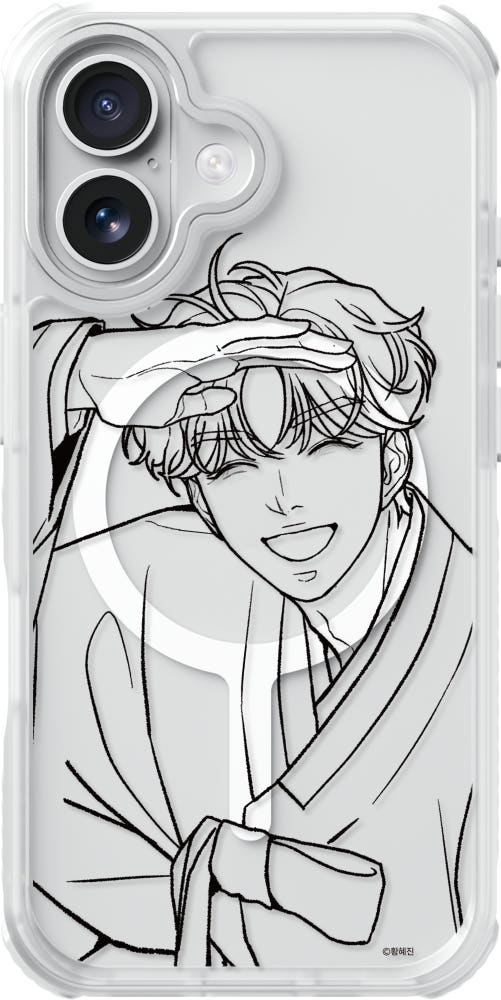 Shinjimoru X Naver Webtoon - Line Drawing M-AirGuard Basic Phone Case