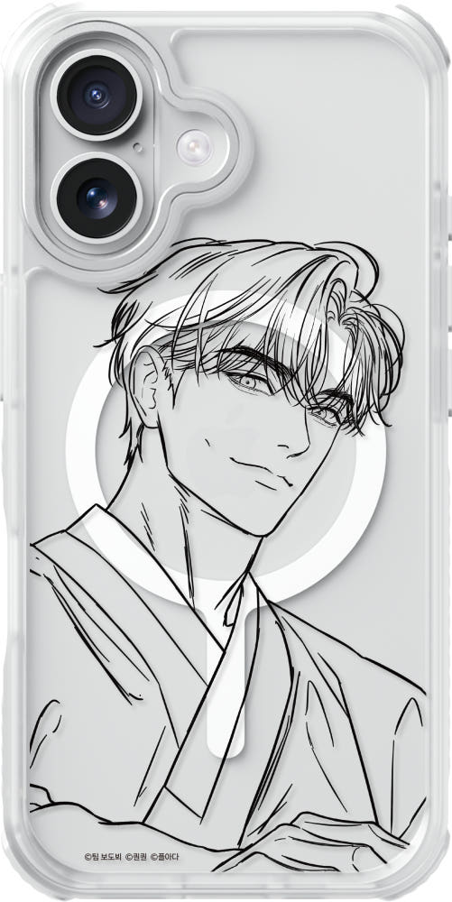 Shinjimoru X Naver Webtoon - Line Drawing M-AirGuard Basic Phone Case
