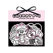 Standard Love Dance - LEEGONG Black Cherry Pie Piece Stickers - Line Friends Square - Sticker - Harumio