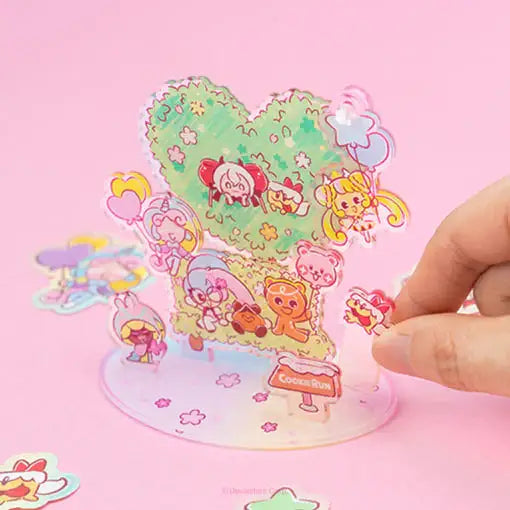 Cookie Run Store - Spring Fantasy Acrylic Diorama - Cookie Run - Acrylic Diorama - Harumio