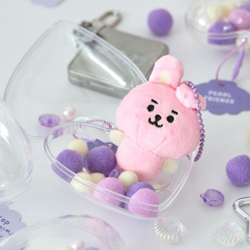 BT21 - BABY PEARL Doll Keychain - Line Friends - Doll Keyring - Harumio