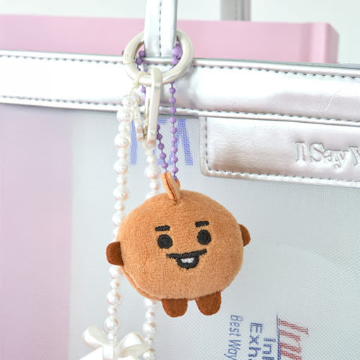 BT21 - BABY PEARL Doll Keychain - Line Friends - Doll Keyring - Harumio