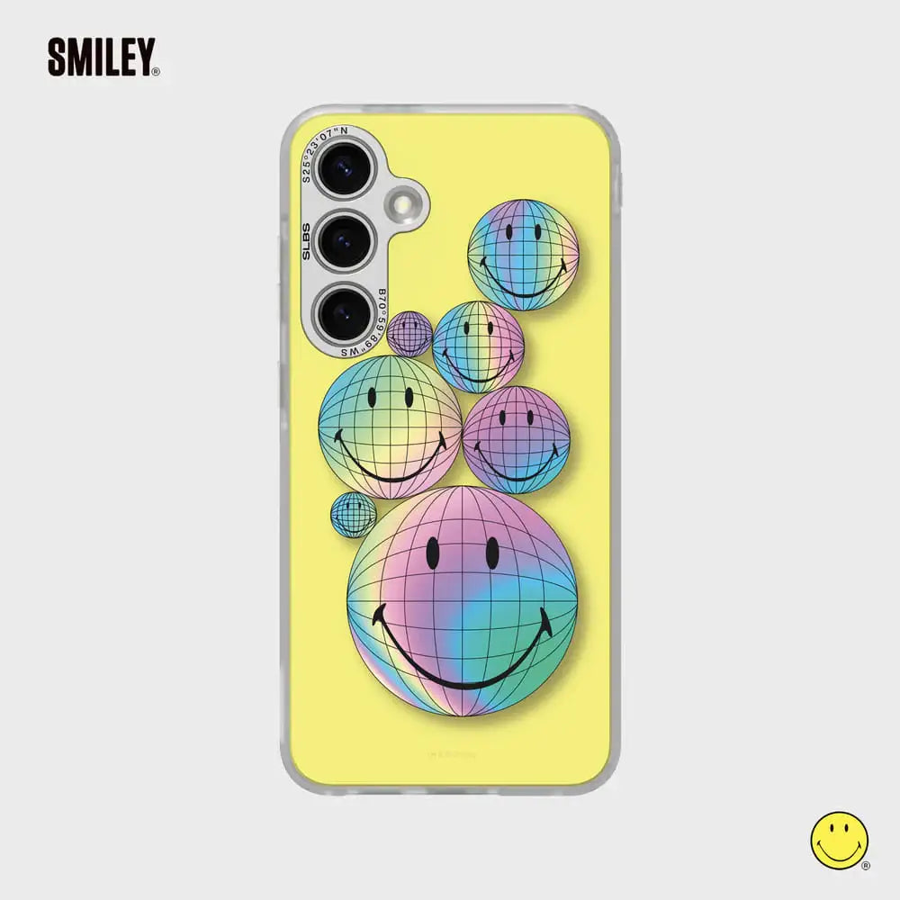 SLBS - Smiley Disco Ball Impression Case (Galaxy S24 Series) - SLBS - Phone Case - Harumio