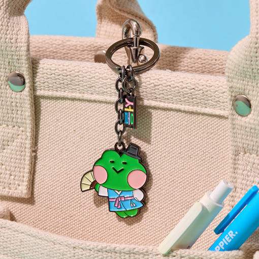 Line Friends - Minini Seoul Edition Metal Keyring - Line Friends - Metal Keyring - Harumio