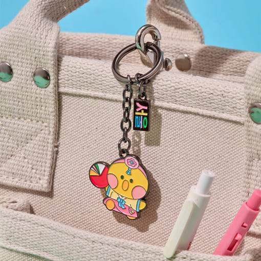 Line Friends - Minini Seoul Edition Metal Keyring - Line Friends - Metal Keyring - Harumio