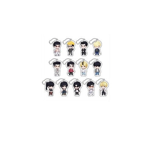 2025 WORLD WEBTOON FESTIVAL X  LOOKISM ARCADE POP-UP - Pixel Block Keyring