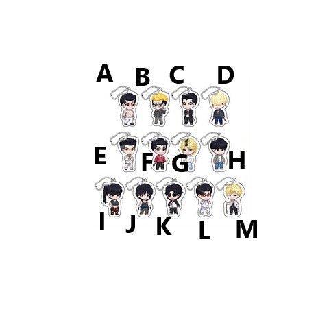 2025 WORLD WEBTOON FESTIVAL X LOOKISM ARCADE POP-UP - Pixel Block Keyring - Lookism - Keyring - Harumio