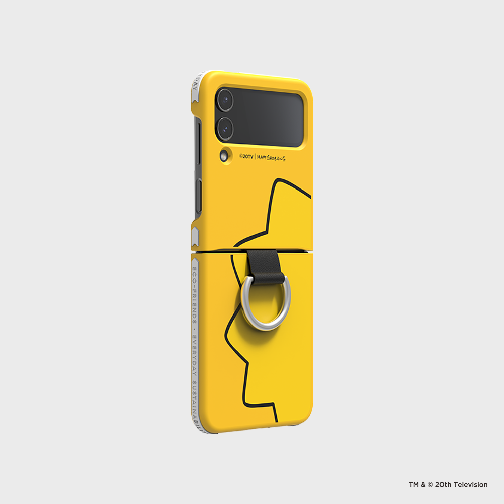 SLBS - Eco Lens Lisa Simpson Cover with Ring (Galaxy Z Flip4)