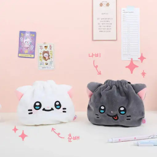 Meow Man - String Pouch - Webtoon Friends - Tablet Pouch - Harumio