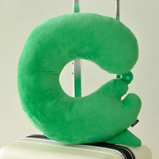 Joguman - Brachio Runaway Neck Cushion - Line Friends - Neck Cushion - Harumio