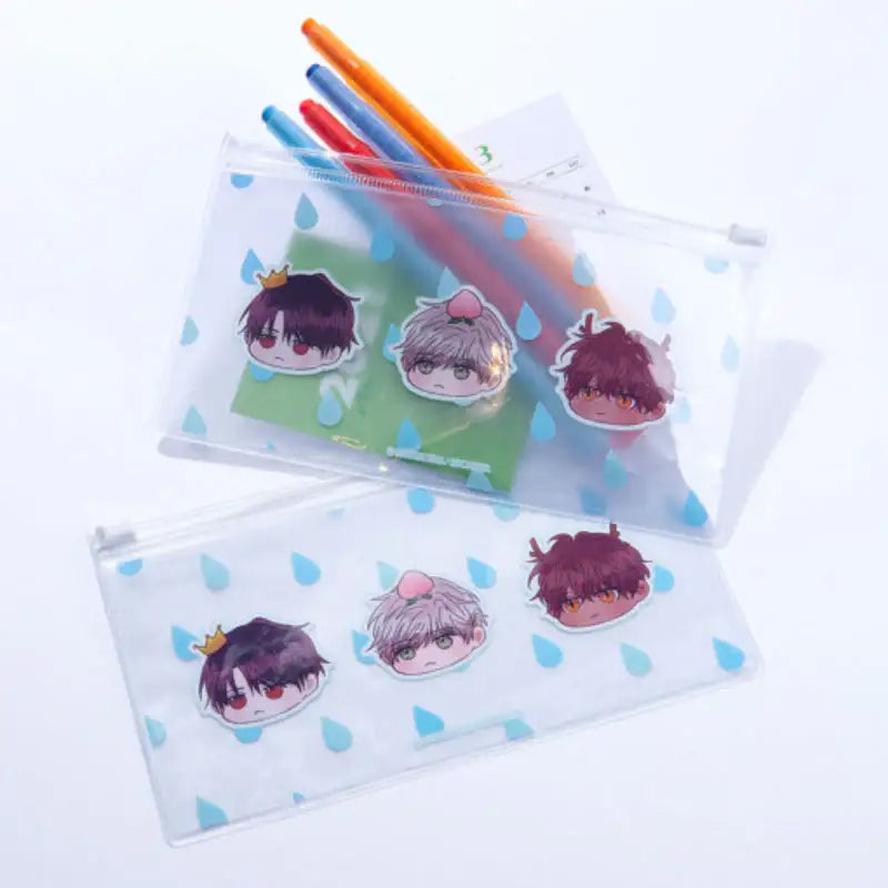 Where the Dragon's Rain Falls - Transparent Pouch - D&C WEBTOON Biz - Stationery - Harumio