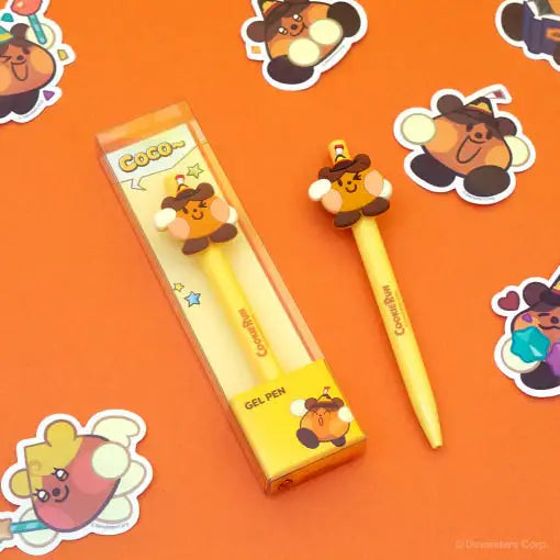 Cookie Run: Adventure Tower - Coco Drop Gel Pen - Cookie Run - Gel Pen - Harumio
