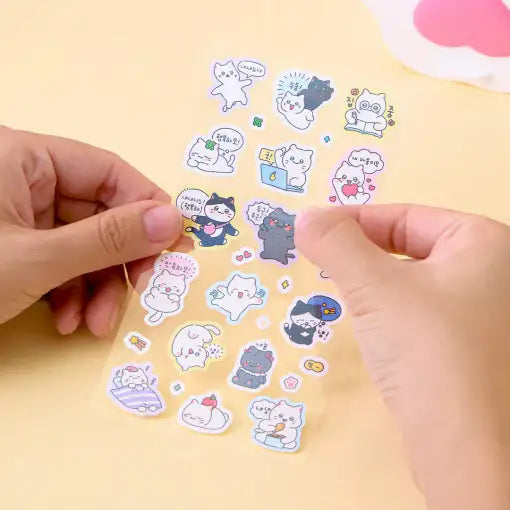 Meow Man - Hologram Sticker - Webtoon Friends - Sticker - Harumio