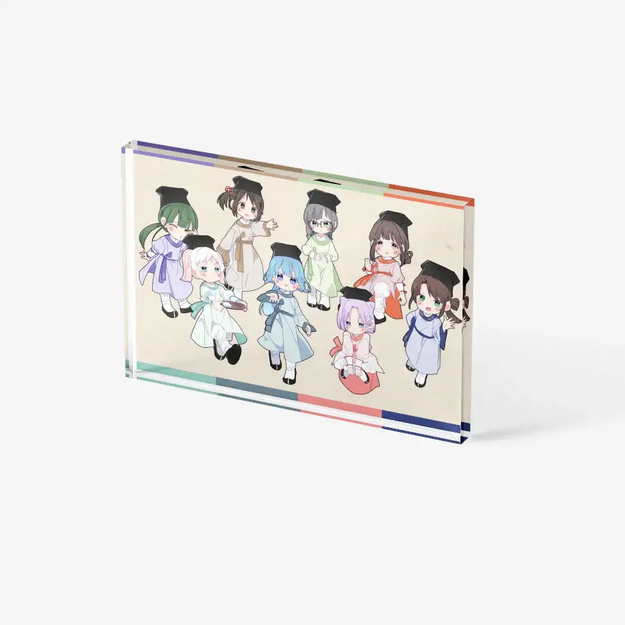 Peach Tart - Student Daily Lives Acrylic Block - Marpple Shop - Acrylic Block - Harumio