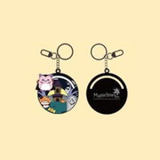 MapleStory 21st Anniversary: Maple Adventure Camp - Vampire Pink Bean Enamel Keychain
