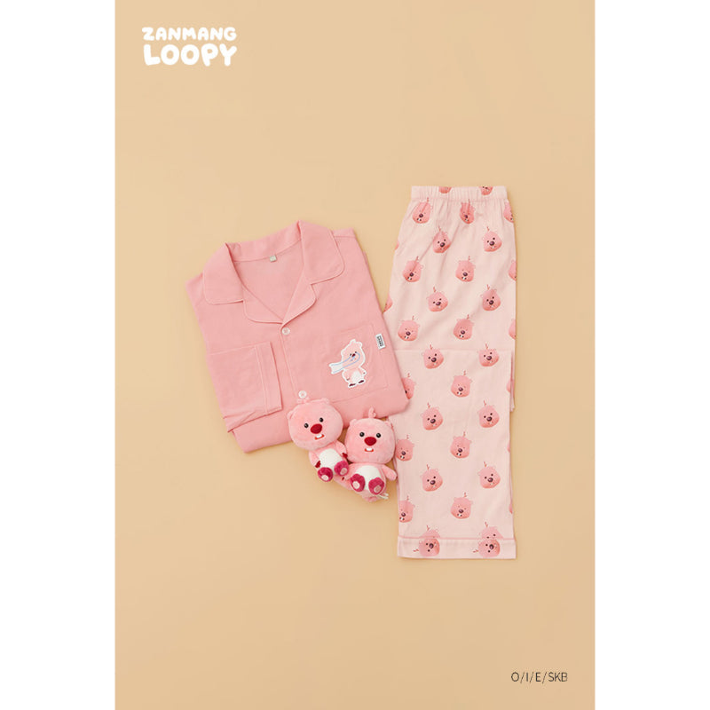 SPAO x Zanmang Loopy - Loopy Long Sleeve Pajamas