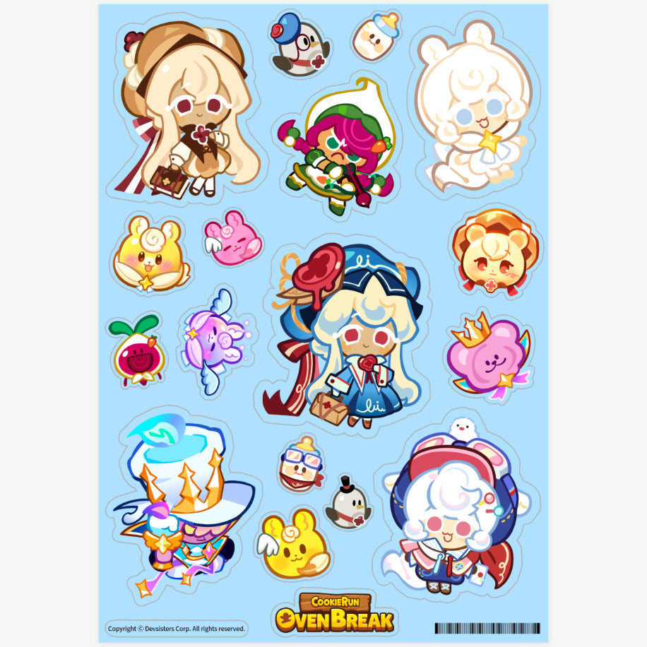 Cookie Run : Oven Break - Exciting Cuckoo Square Sticker Set