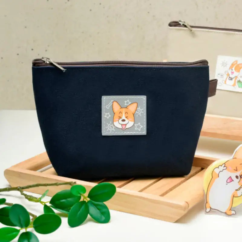 Welshcorgi Mr.Lee - Label Pouch - Soone Content - Pouch - Harumio