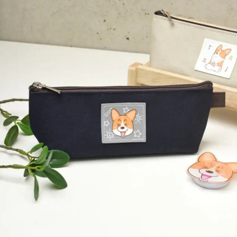 Welshcorgi Mr.Lee - Label Slim Pouch - Soone Content - Pouch - Harumio