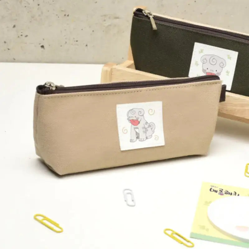 Merong Haechi - Label Slim Pouch - Soone Content - pouches - Harumio