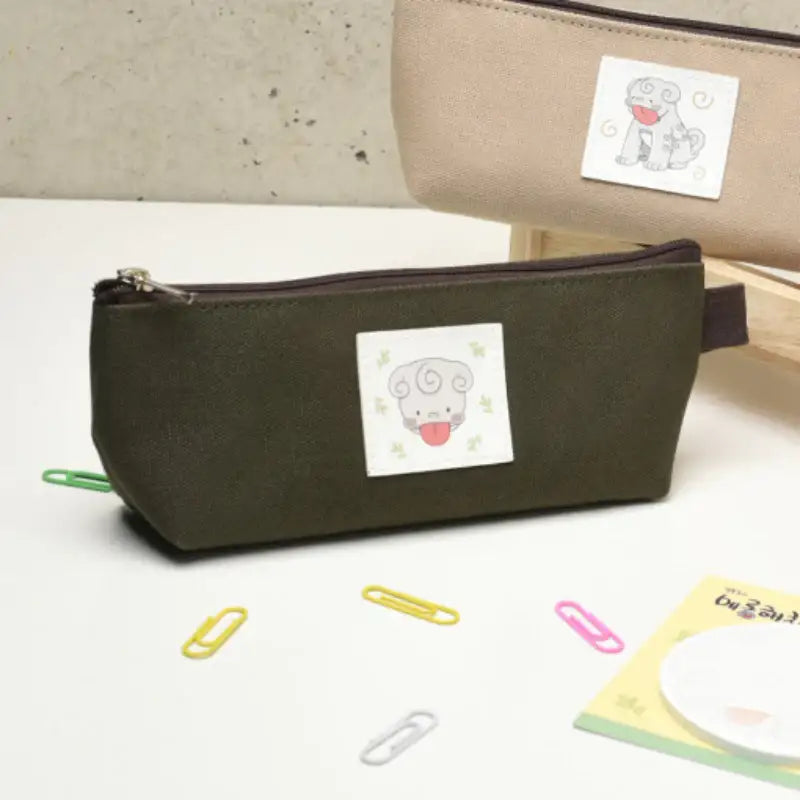 Merong Haechi - Label Slim Pouch - Soone Content - pouches - Harumio