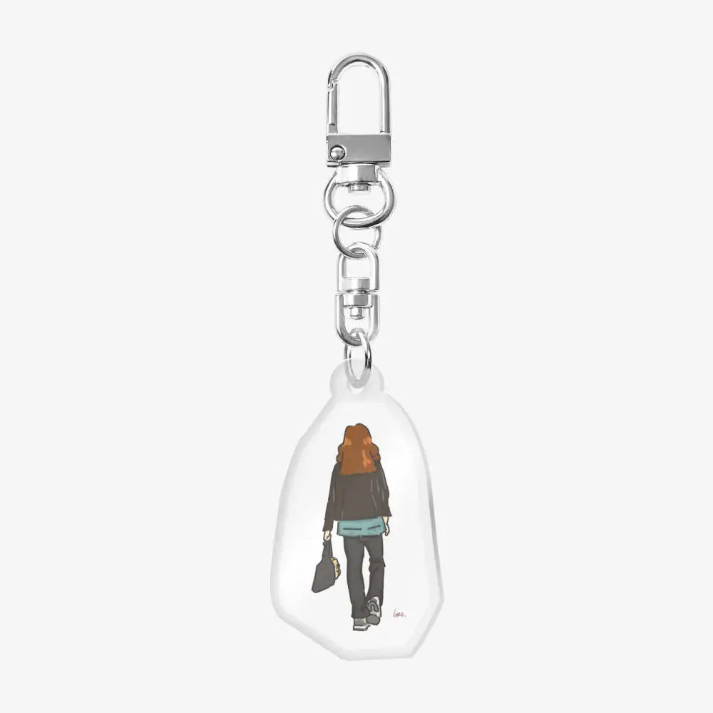 George Studio - Cherry Blossom Viewing Acrylic Keyring - Marpple Shop - Keyring - Harumio