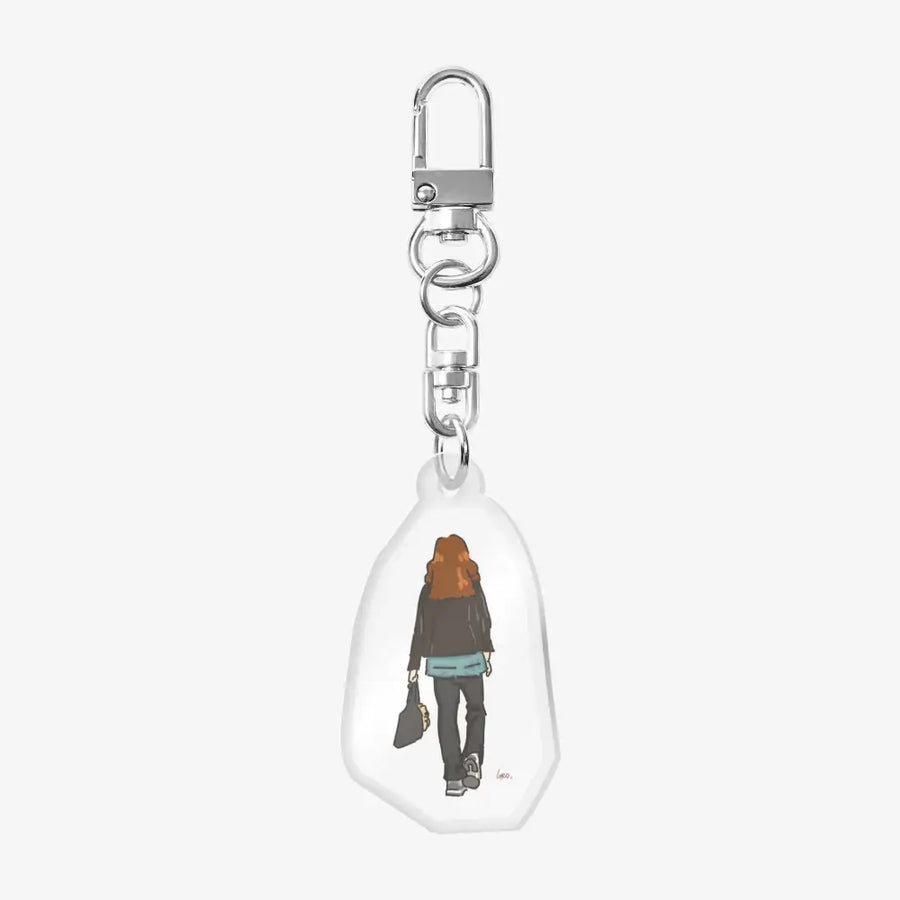 George Studio - Cherry Blossom Viewing Acrylic Keyring - Marpple Shop - Keyring - Harumio