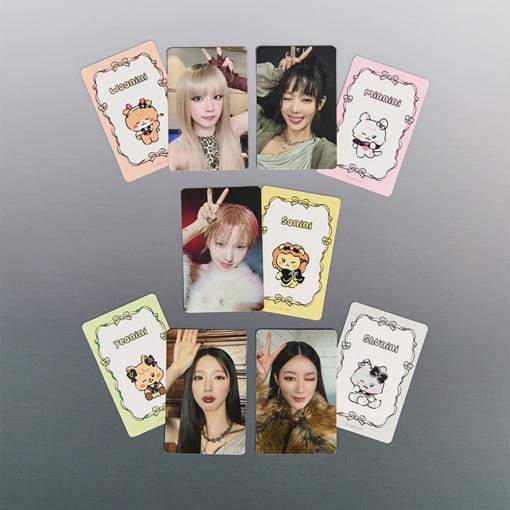 【pino】アイドルグッズセット Line Friends - (G)I-DLE Minini Photocard Set – Harumio