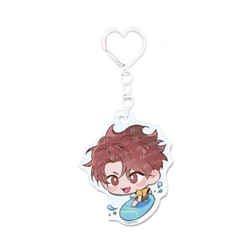Mr. Blue Pop-Up - SD Acrylic Keyring
