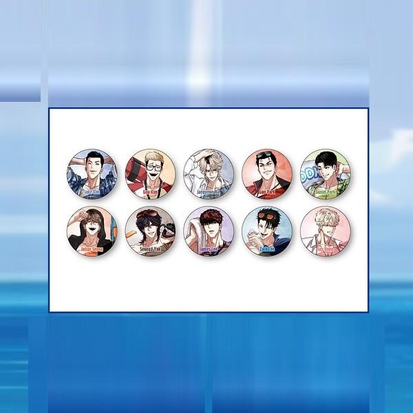 Lookism Busan Pop-Up Store - 'Splash in Busan' Character Hand Mirror