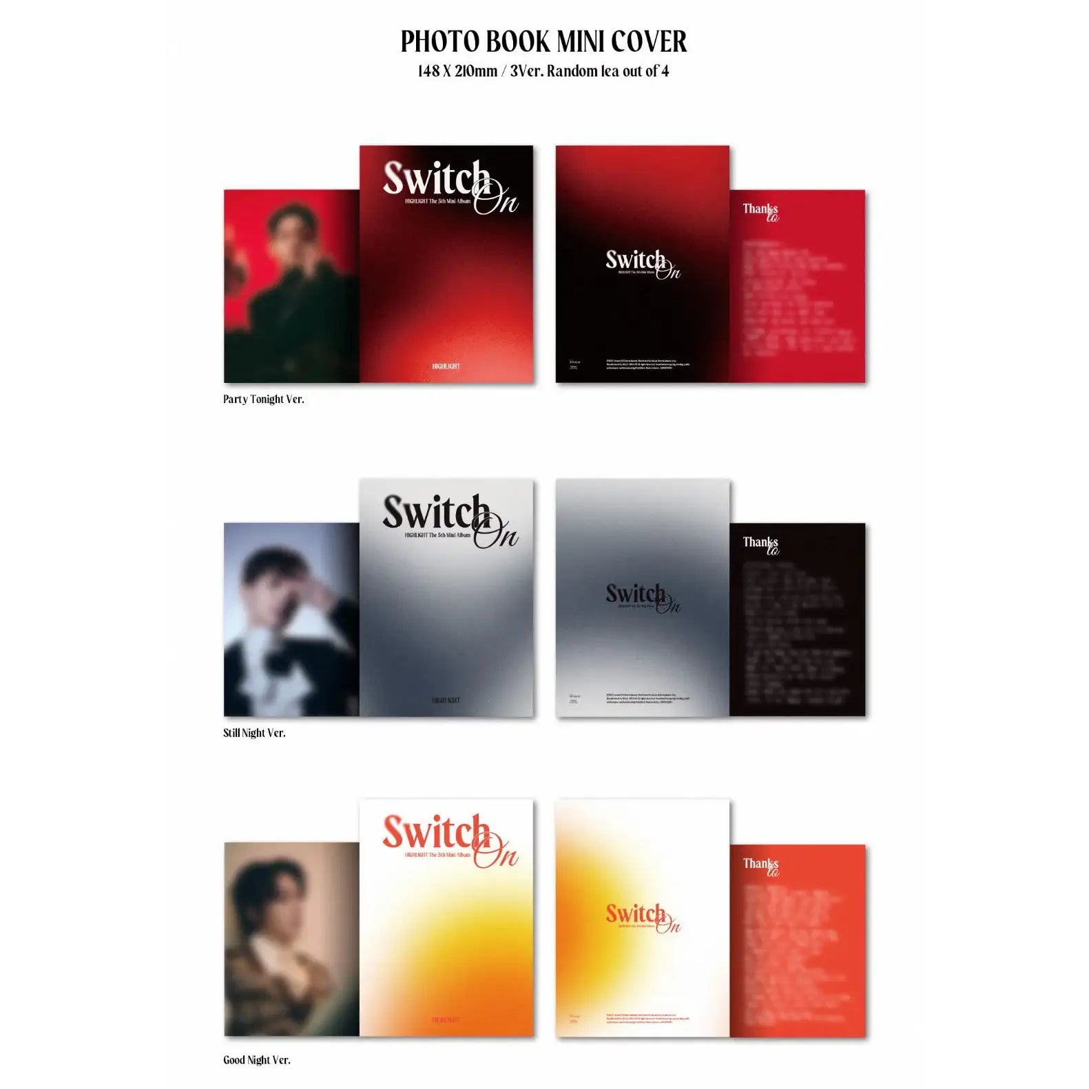 Highlight - Switch On : 5th Mini Album - Highlight - Album - Harumio