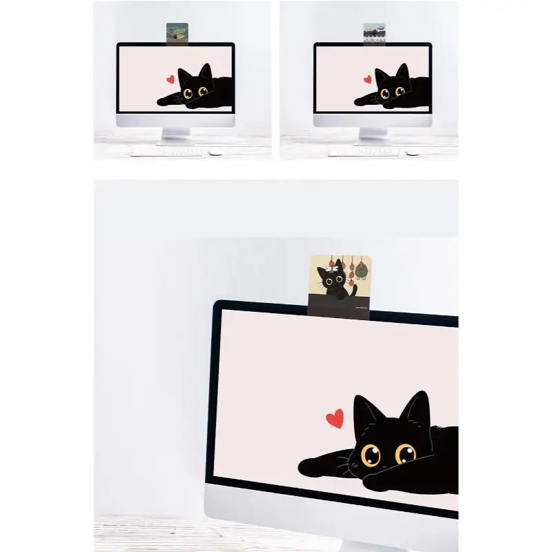 The Tale of Goldiluck, the Black Kitten - Acrylic Memo Board (Horizontal) - Webtoon Shop - Monitor Memo Boards - Harumio