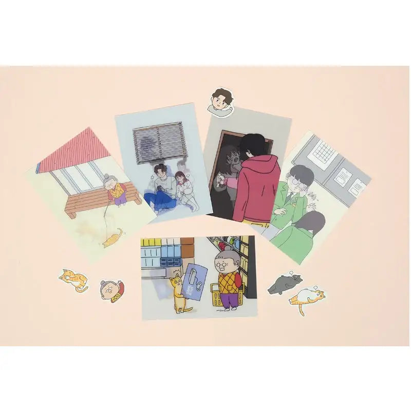 My Daughter Is a Zombie - Lenticular Mini Postcard - Webtoon Friends - Postcards - Harumio
