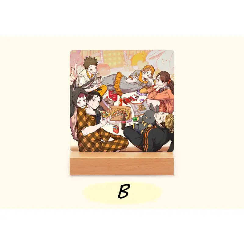 Study Group - Acrylic Mood Light - Webtoon Friends - Accessories - Harumio