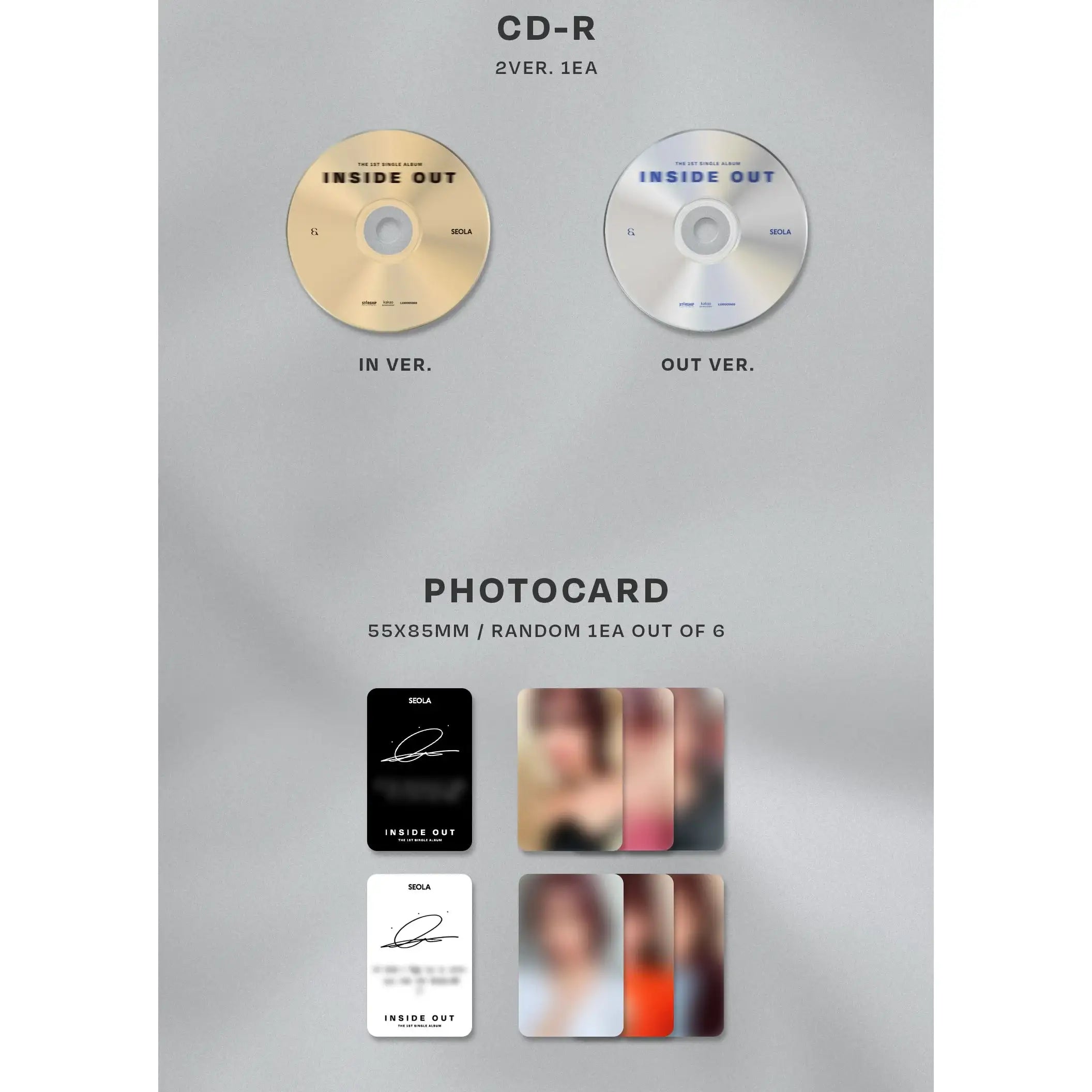 SEOLA - Inside Out : 1st Single Album - SEOLA - Album - Harumio