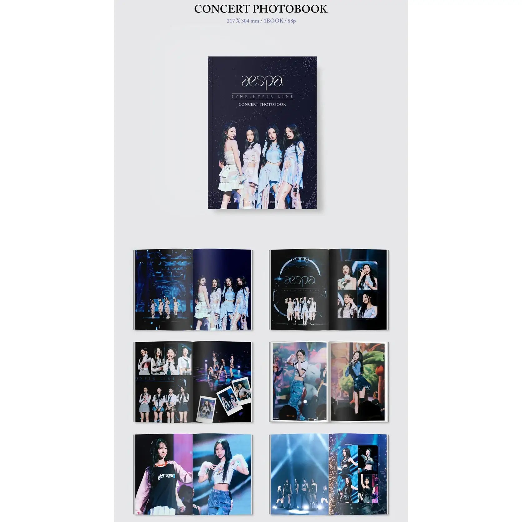 aespa - SYNK : HYPER LINE Photobook (aespa 1st Concert) - SM Entertainment - Photobook - Harumio