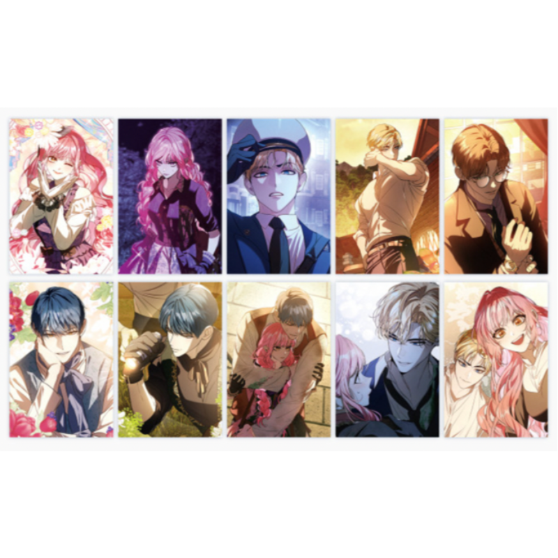 Trapped at Home With the Male Leads - Postcard Set