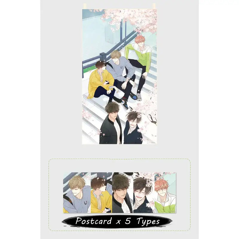 Green Apple Paradise - Fabric Poster - Webtoon Friends - Fabric Posters - Harumio