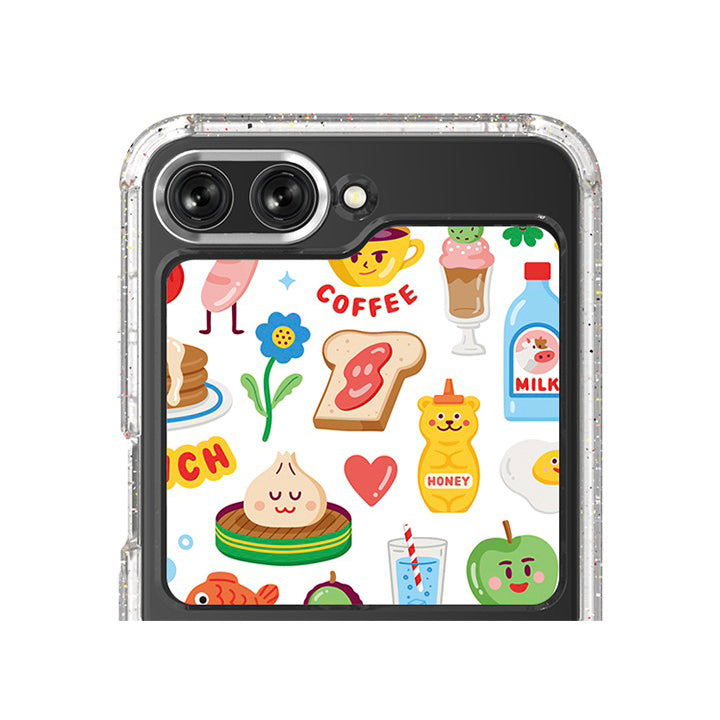 SLBS - HJ Lee Pattern Flip Suit Card (Galaxy Z Flip5)