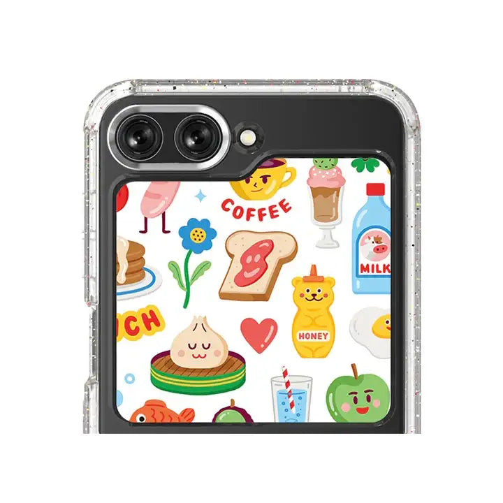 SLBS - HJ Lee Pattern Flip Suit Card (Galaxy Z Flip5) - SLBS - Home & Living, Accessories - Harumio