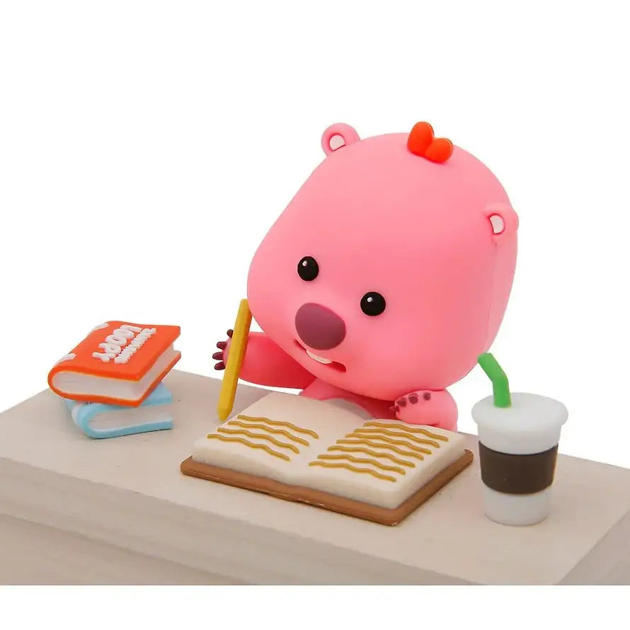 BO FRIENDS x Zanmang Loopy - LED Table Clock - ZANMANG LOOPY - LED Clock - Harumio