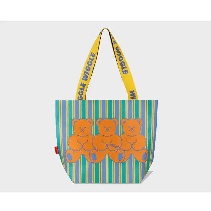 Wiggle Wiggle - Teddy Bear Reusable Shopper Bag (S) - Wiggle Wiggle - Clothing - Harumio