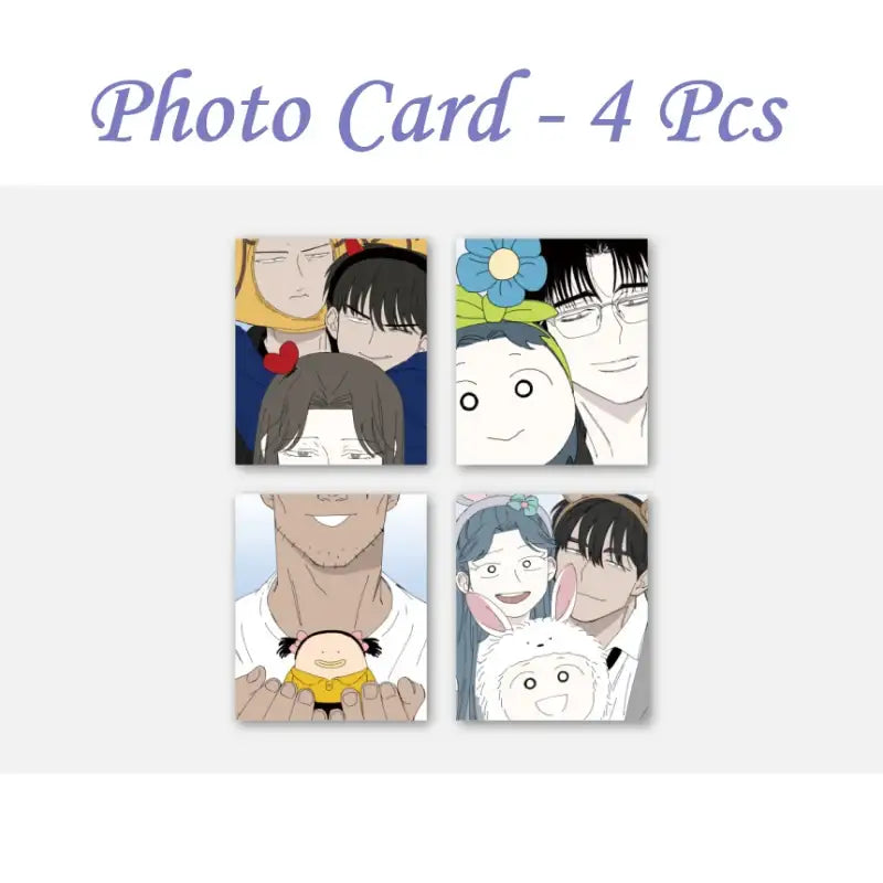 Us on the Water - 4 Web 4 Cut Photo Set - Webtoon Friends - Photos - Harumio