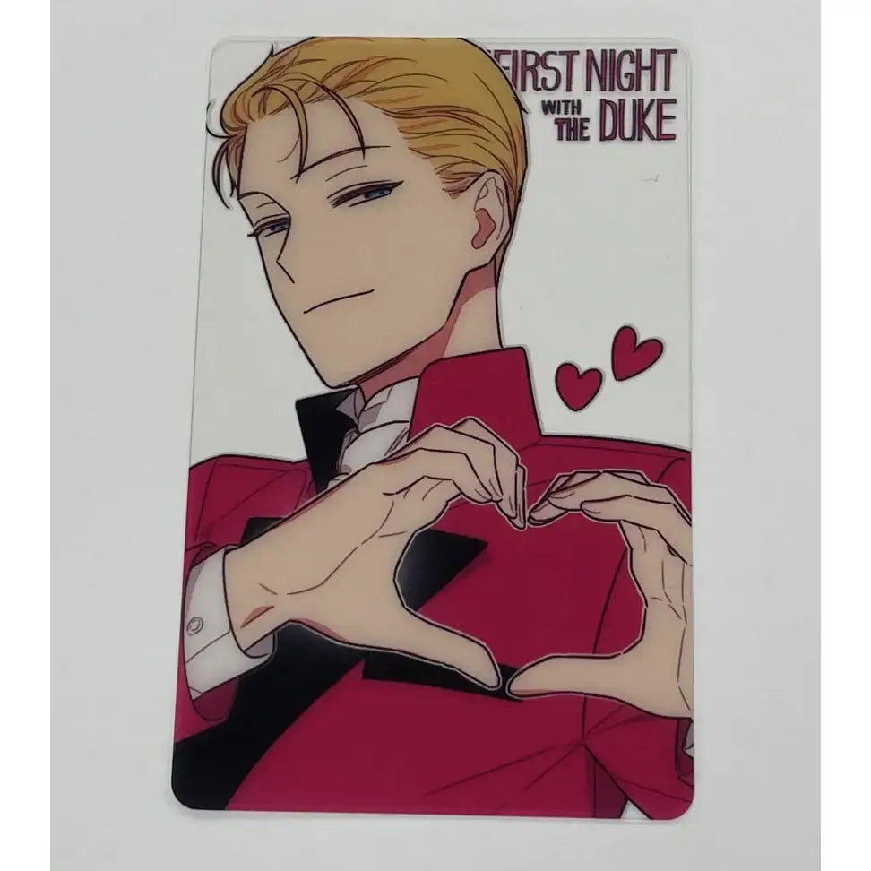 The First Night With the Duke - Transparent Photocard Set - eComiX - Photocard - Harumio