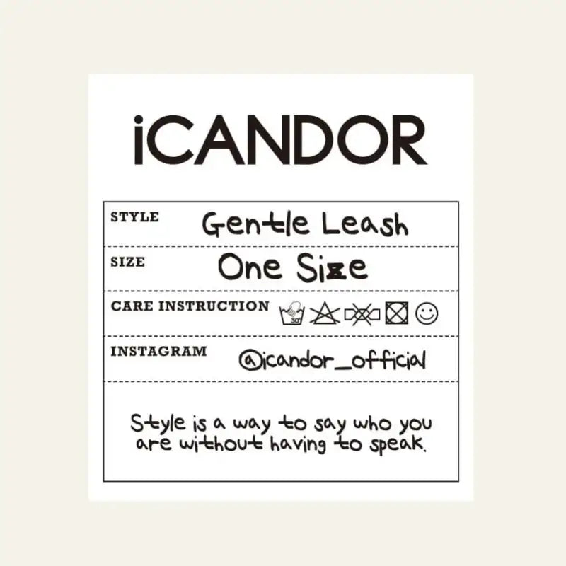 iCANDOR - Gentle Leash - iCANDOR - Pet Lead - Harumio