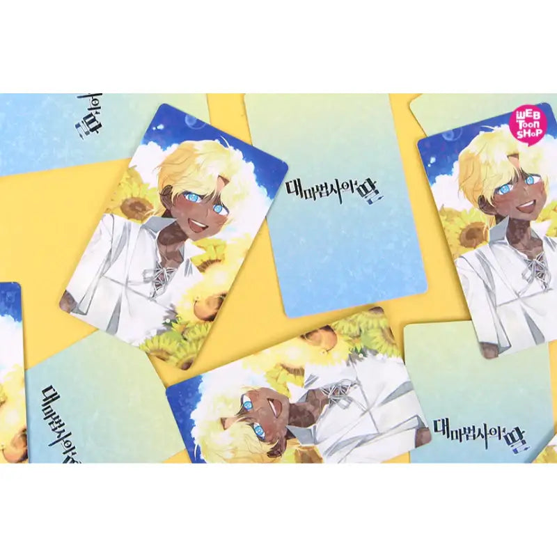 Daughter of the Archmage - Photo Card + Pin Button Set - Webtoon Shop - Photo Card - Harumio