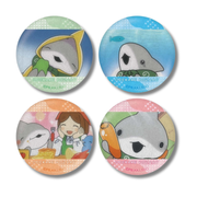 Baby Shark Going Out - B4 Wall Art Can Badge
