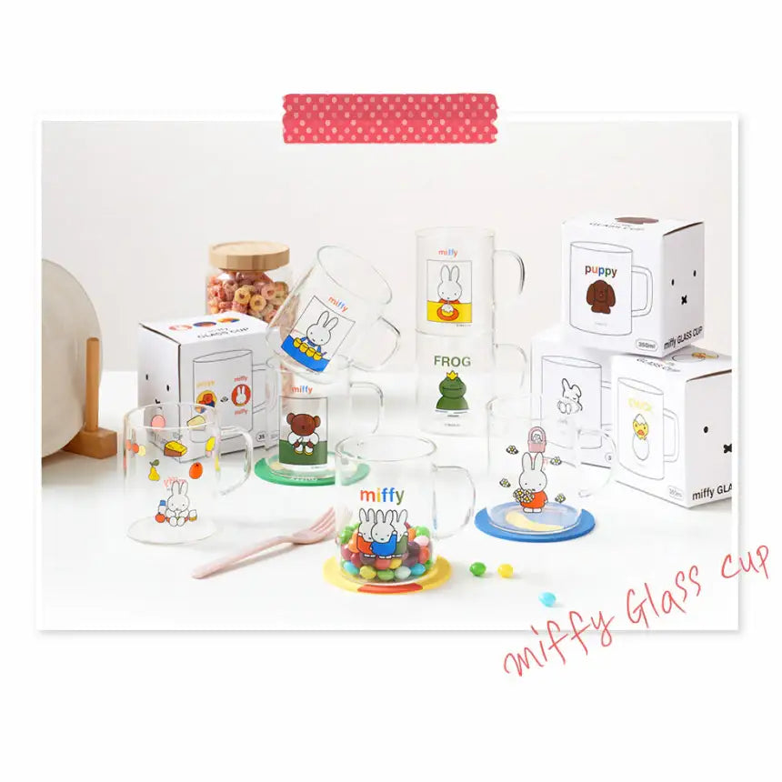 Day Needs - Miffy Glass Cup Set