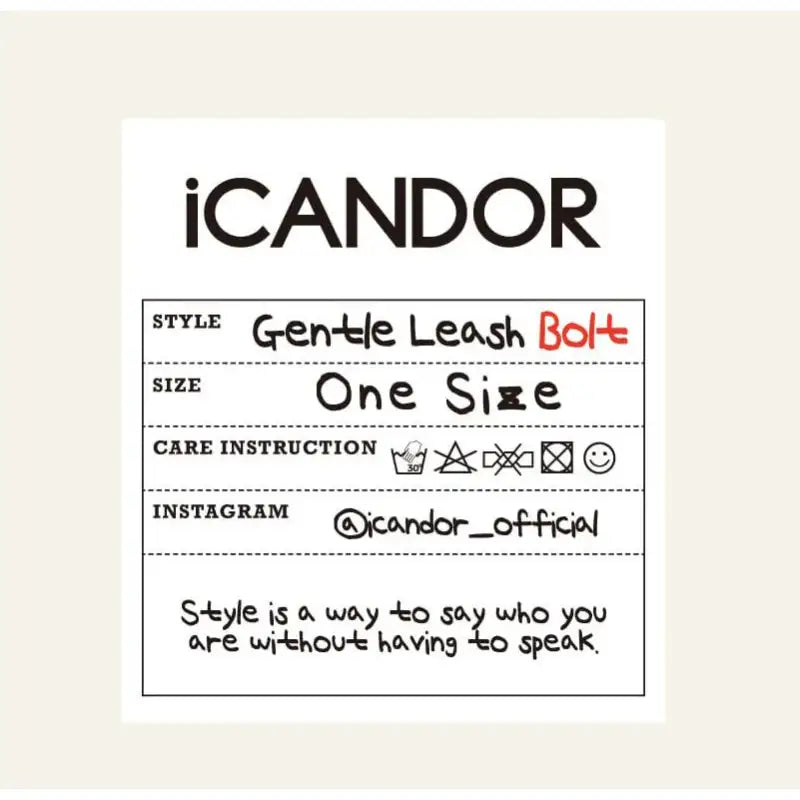 iCANDOR - Gentle Leash Bolt - iCANDOR - Pet Lead - Harumio