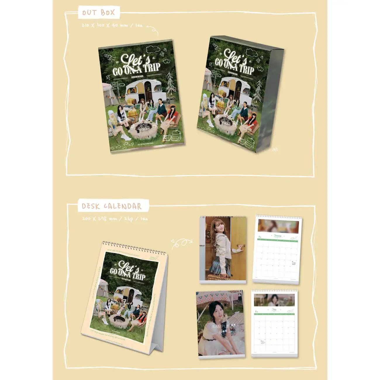 OH MY GIRL - 2025 Season's Greetings (LET’S GO ON A TRIP) - WM Entertainment - Merchandise - Harumio